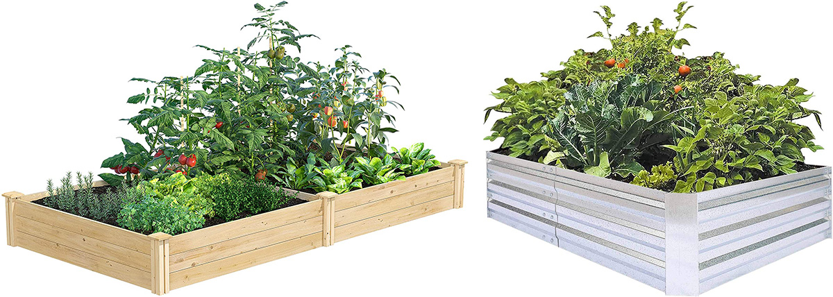 Raised beds for growing your own food